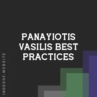 Panayiotis Vasilis Best Practices | Indexof