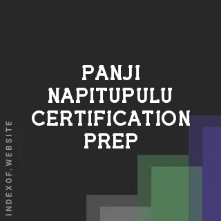 Panji Napitupulu Certification Prep | Indexof