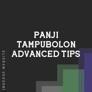 Panji Tampubolon Advanced Tips | Indexof