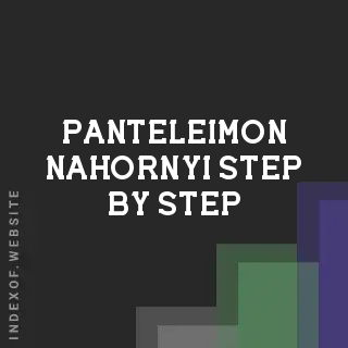 Panteleimon Nahornyi Step-by-Step | Indexof