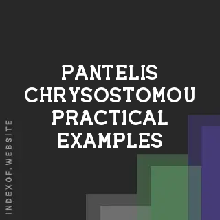 Pantelis Chrysostomou Practical Examples | Indexof