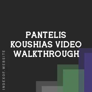 Pantelis Koushias Video Walkthrough | Indexof