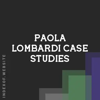 Paola Lombardi Case Studies | Indexof