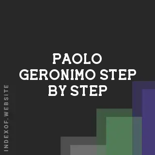 Paolo Geronimo Step-by-Step | Indexof