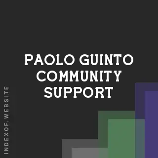Paolo Guinto Community Support | Indexof