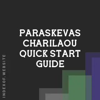Paraskevas Charilaou Quick Start Guide | Indexof