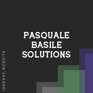 Pasquale Basile Solutions | Indexof