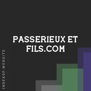passerieux-et-fils.com by Alden Bernardo site -  Indexof