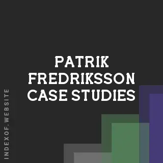 Patrik Fredriksson Case Studies | Indexof