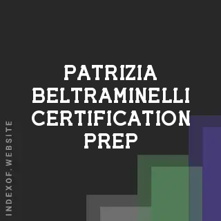 Patrizia Beltraminelli Certification Prep | Indexof