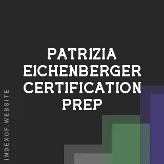 Patrizia Eichenberger Certification Prep | Indexof