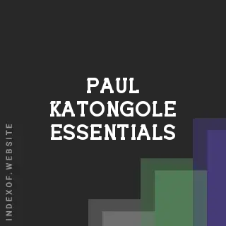 Paul Katongole Essentials | Indexof