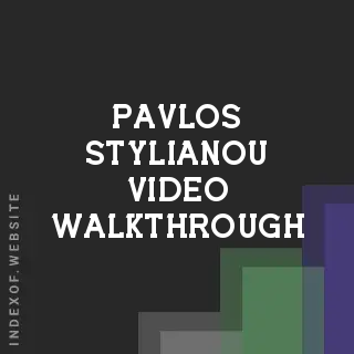 Pavlos Stylianou Video Walkthrough | Indexof