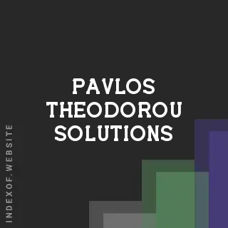 Pavlos Theodorou Solutions | Indexof