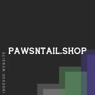 pawsntail.shop by Isak Gislason site -  Indexof
