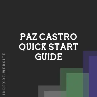 Paz Castro Quick Start Guide | Indexof