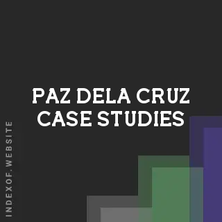 Paz Dela Cruz Case Studies | Indexof