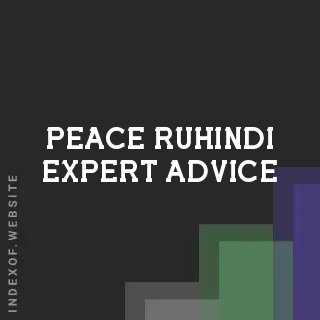 Peace Ruhindi Expert Advice | Indexof