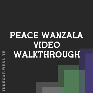 Peace Wanzala Video Walkthrough | Indexof