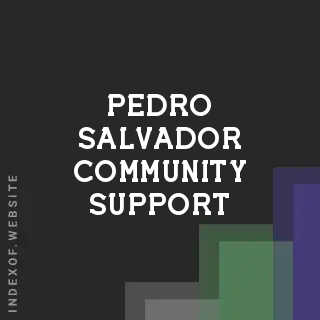 Pedro Salvador Community Support | Indexof