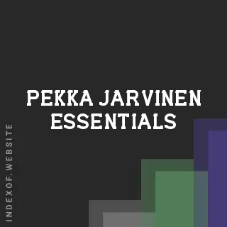 Pekka Jarvinen Essentials | Indexof
