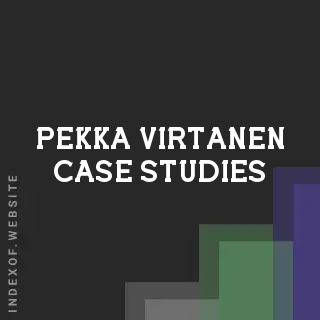 Pekka Virtanen Case Studies | Indexof