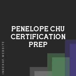 Penelope Chu Certification Prep | Indexof