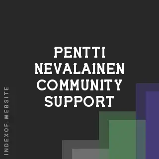 Pentti Nevalainen Community Support | Indexof