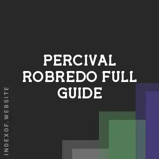 Percival Robredo Full Guide | Indexof