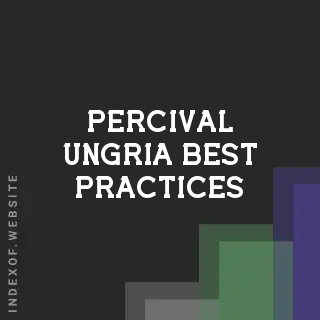 Percival Ungria Best Practices | Indexof