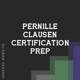 Pernille Clausen Certification Prep | Indexof