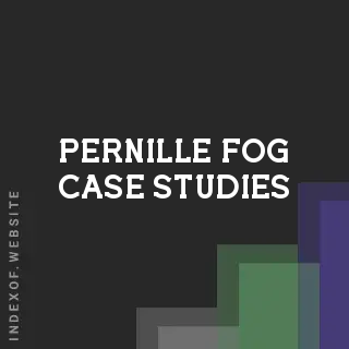 Pernille Fog Case Studies | Indexof