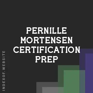 Pernille Mortensen Certification Prep | Indexof