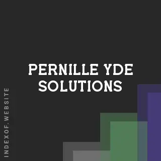 Pernille Yde Solutions | Indexof