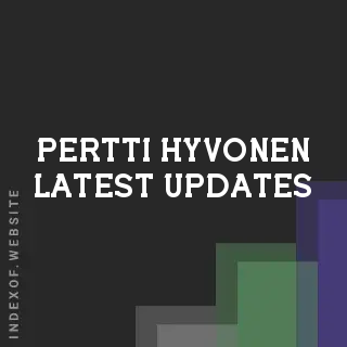 Pertti Hyvonen Latest Updates | Indexof