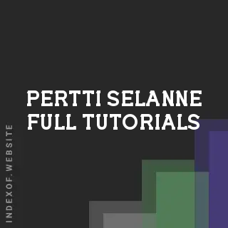 Pertti Selanne Full Tutorials | Indexof