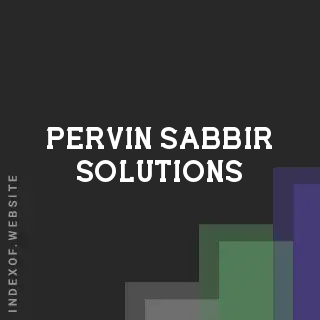 Pervin Sabbir Solutions | Indexof