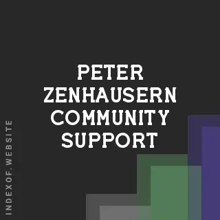 Peter Zenhausern Community Support | Indexof