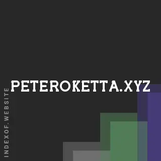 peteroketta.xyz by Jose Goncalves site -  Indexof