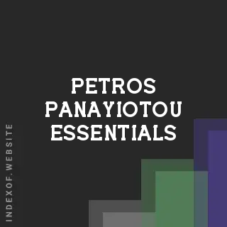 Petros Panayiotou Essentials | Indexof