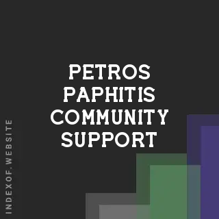 Petros Paphitis Community Support | Indexof