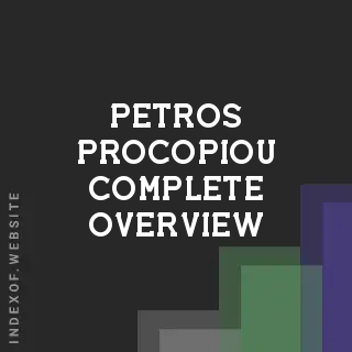 Petros Procopiou Complete Overview | Indexof