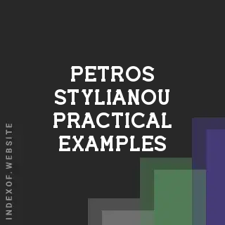 Petros Stylianou Practical Examples | Indexof
