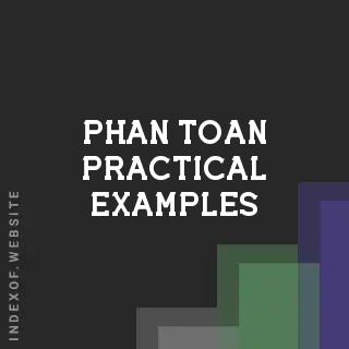 Phan Toan Practical Examples | Indexof