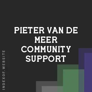 Pieter van de Meer Community Support | Indexof
