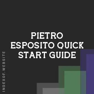 Pietro Esposito Quick Start Guide | Indexof