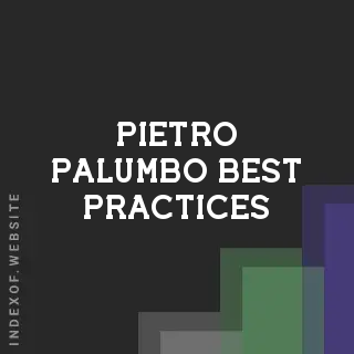 Pietro Palumbo Best Practices | Indexof