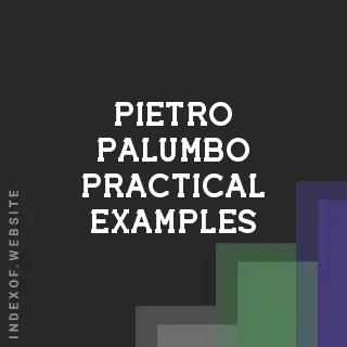 Pietro Palumbo Practical Examples | Indexof