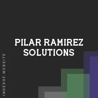 Pilar Ramirez Solutions | Indexof