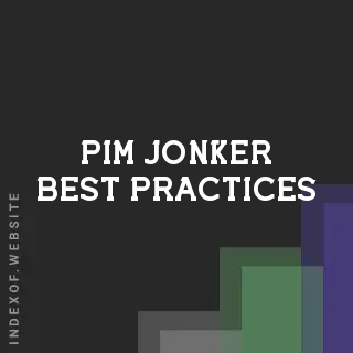 Pim Jonker Best Practices | Indexof